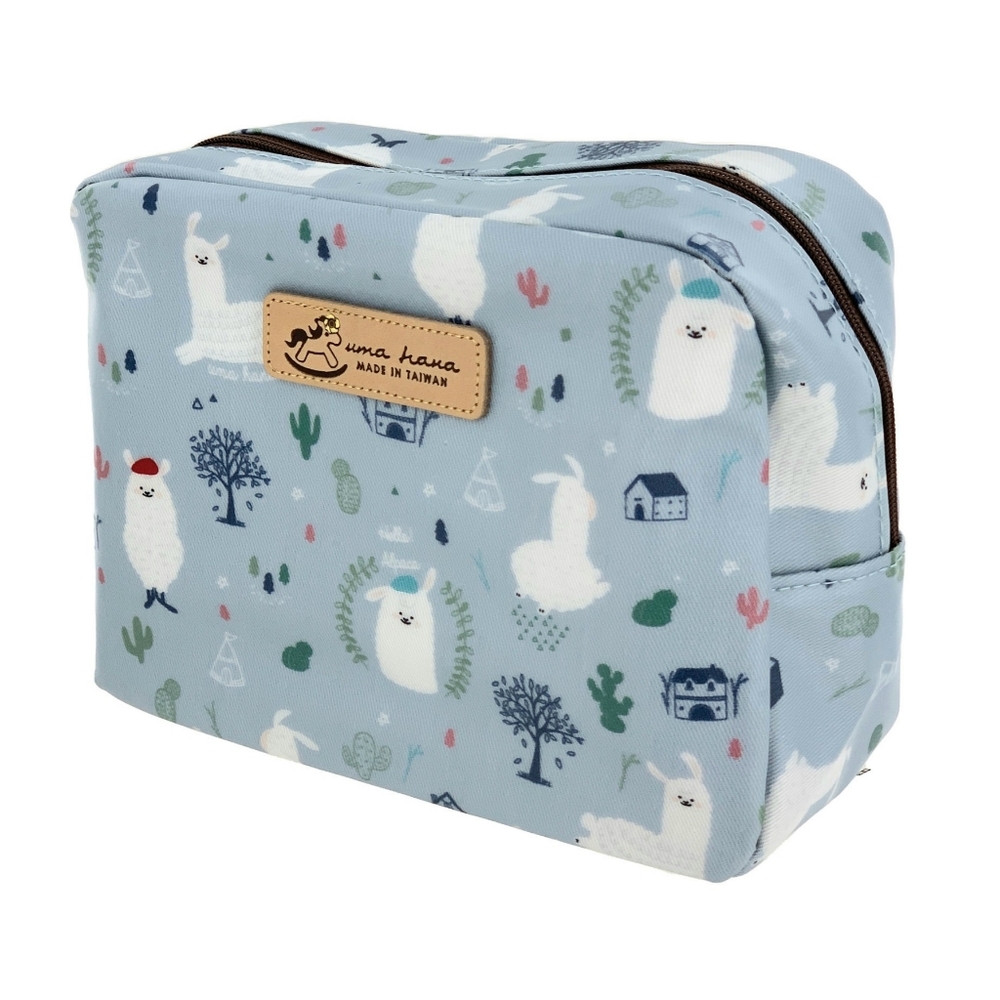 Waterproof Alpaca Cube Makeup Cosmetic Bag